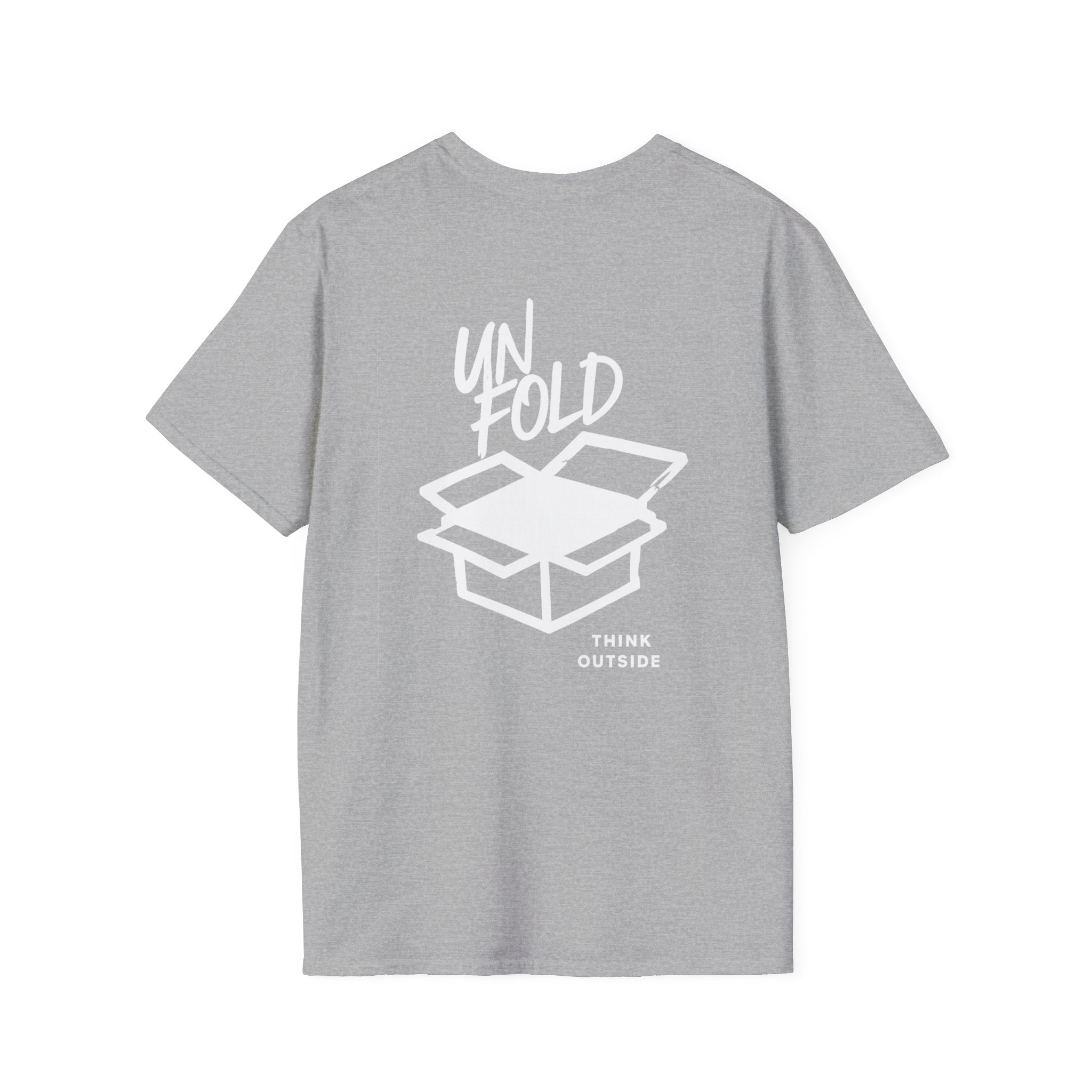 Think Outside the Box T-Shirt — Unfold the Box Graphic Tee