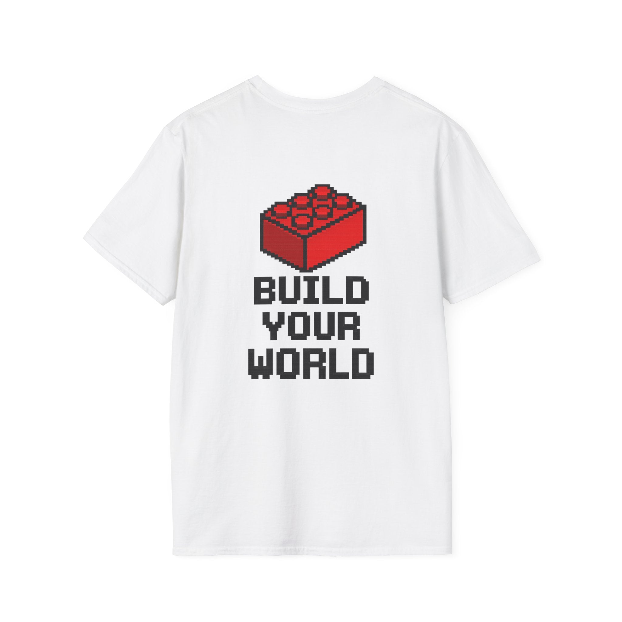 Build Mode T‑Shirt — Red Brick Graphic Tee for Builders & Lego Fans