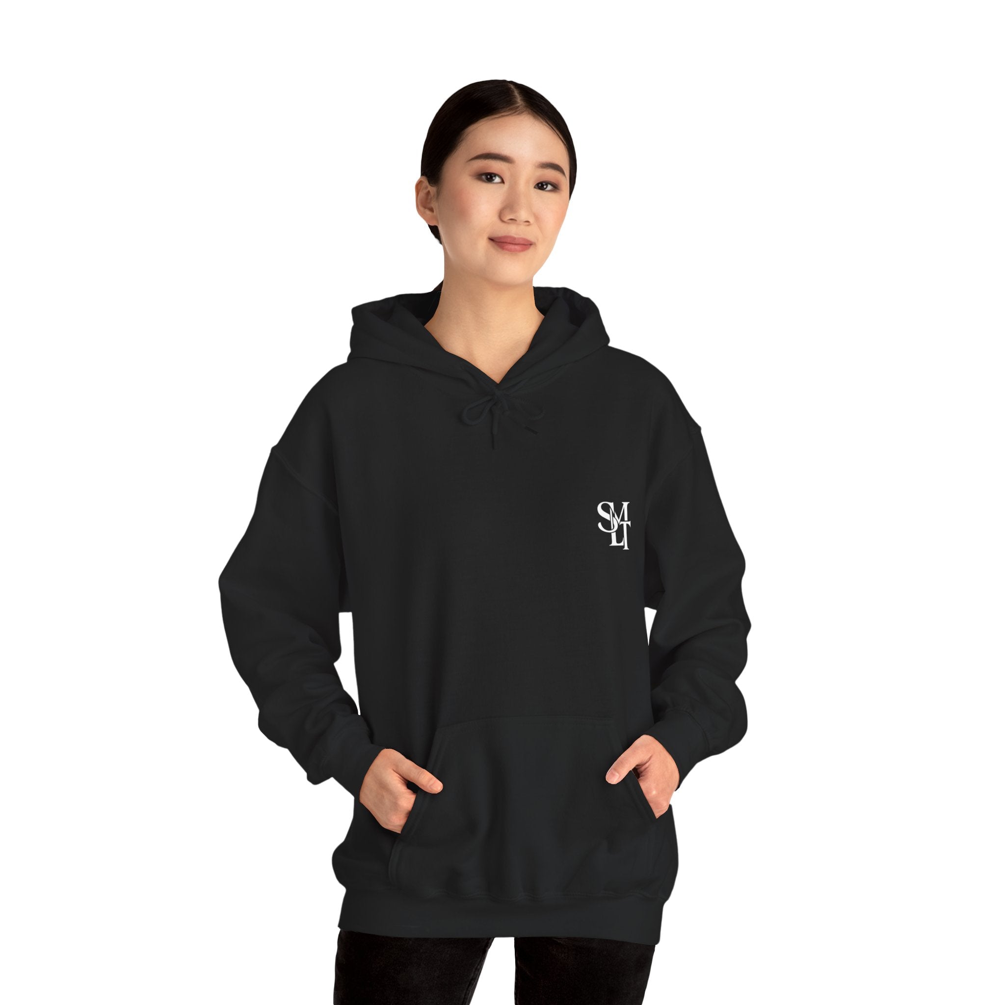 Hoodie — UNFOLD Box Graphic Pullover (Minimal Logo)