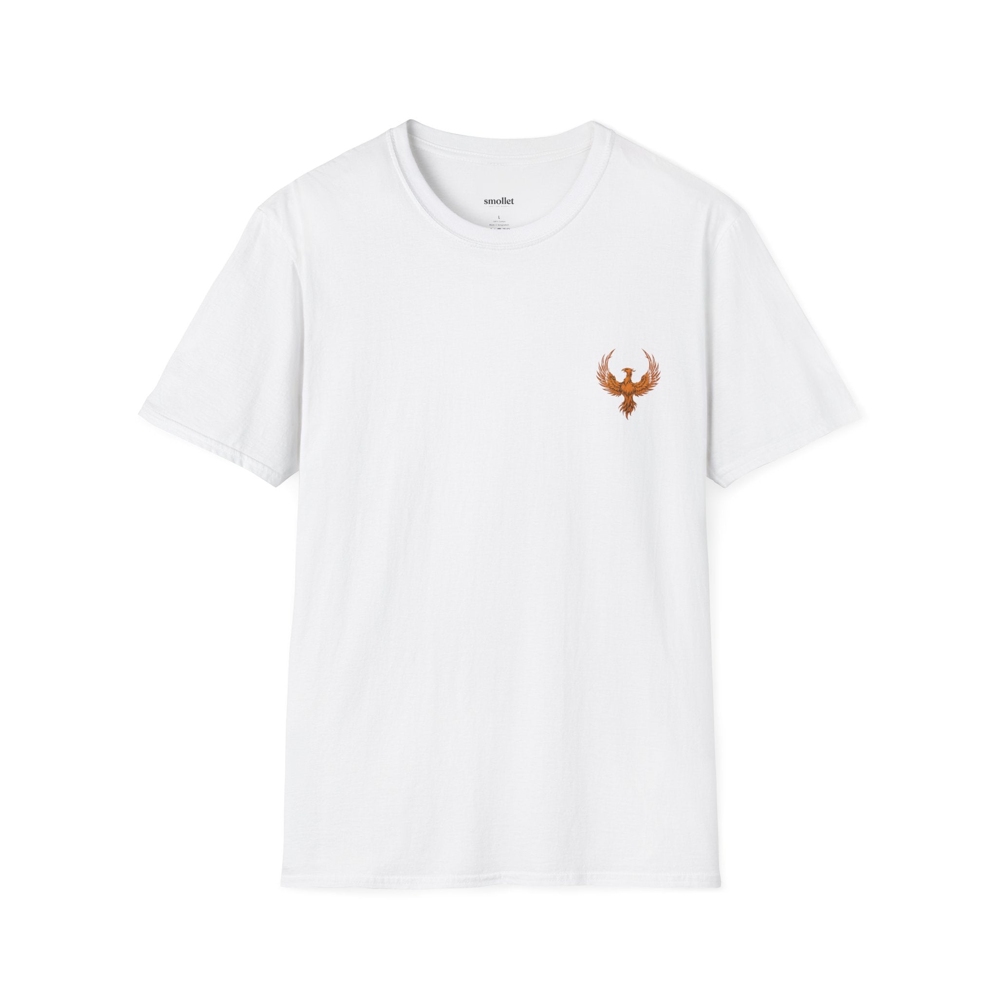 Rebirth T‑Shirt — Minimal Fiery Bird Graphic