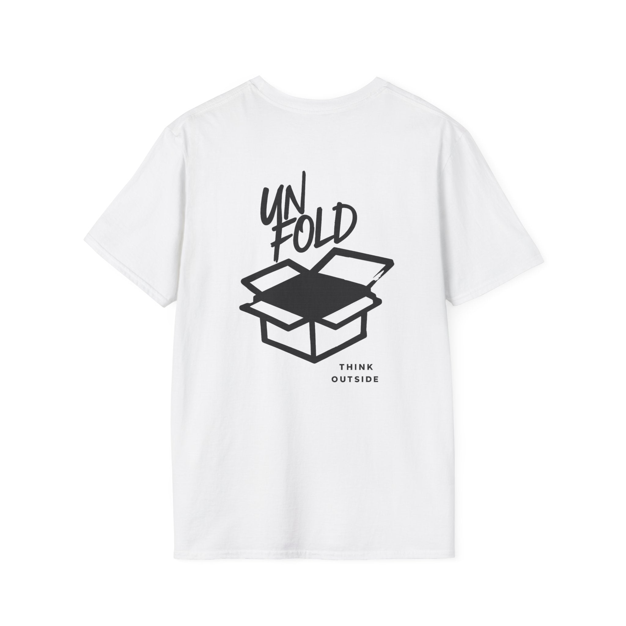 Think Outside the Box T-Shirt — Unfold the Box Graphic Tee
