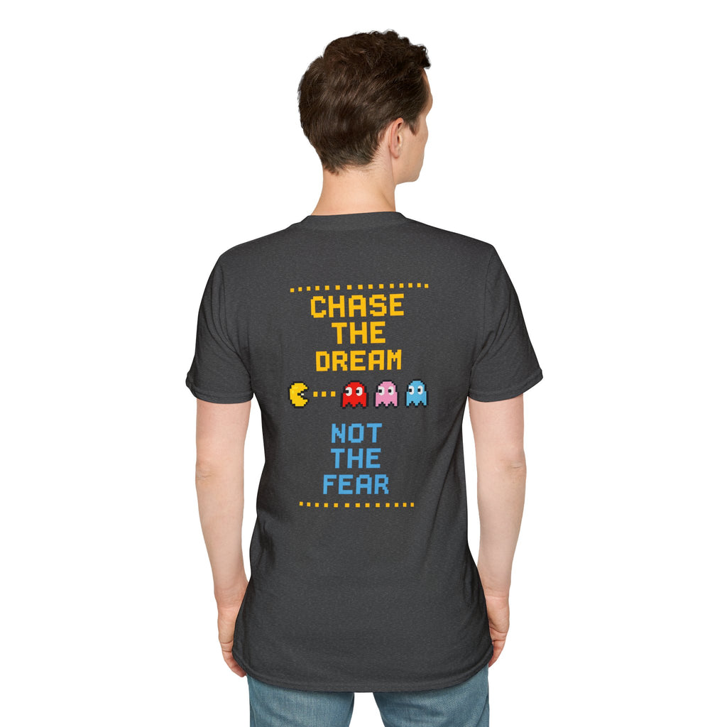 Pac-Man Maze Tee — Retro Arcade "RUN" Graphic T-Shirt
