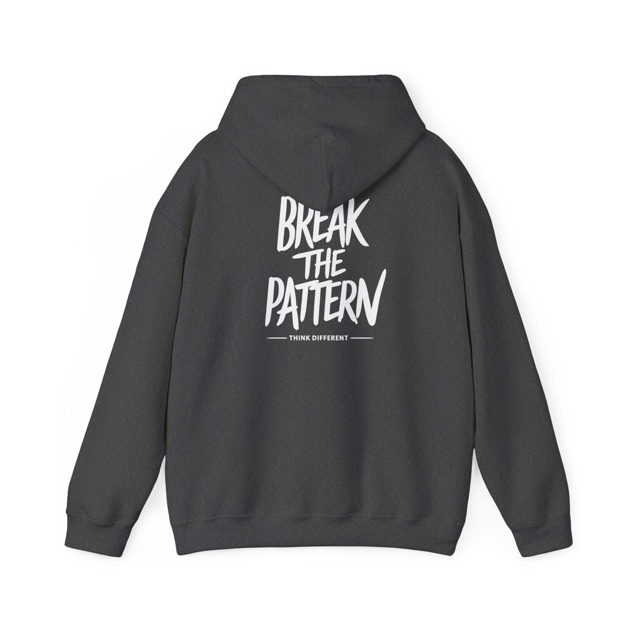 Break the Pattern Hoodie — Motivational Graphic Pullover
