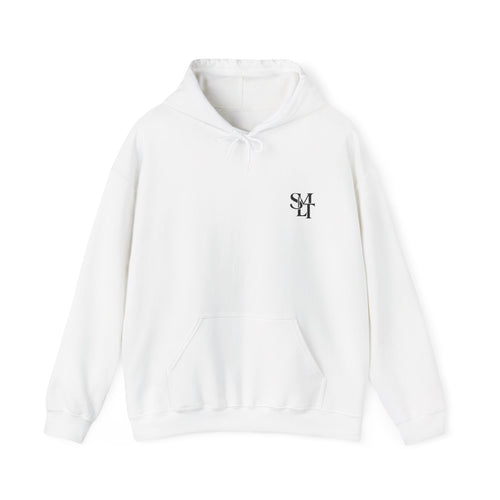 Hoodie — Minimal 'Think Outside The Box' Abstract Logo Pullover
