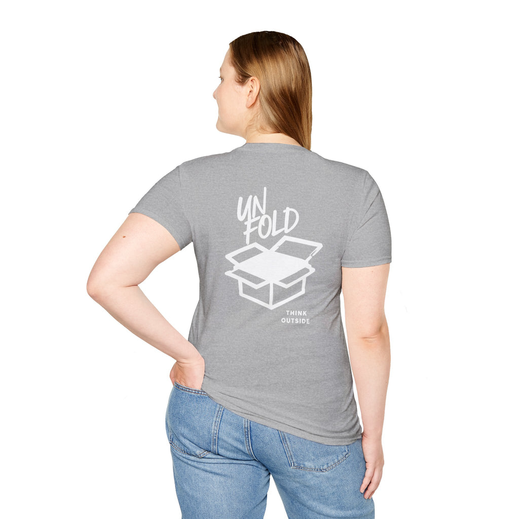 Think Outside the Box T-Shirt — Unfold the Box Graphic Tee