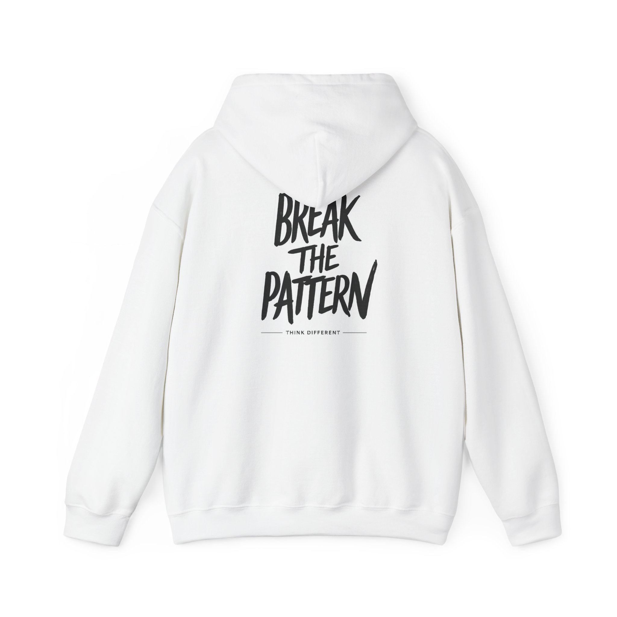 Break the Pattern Hoodie — Motivational Graphic Pullover