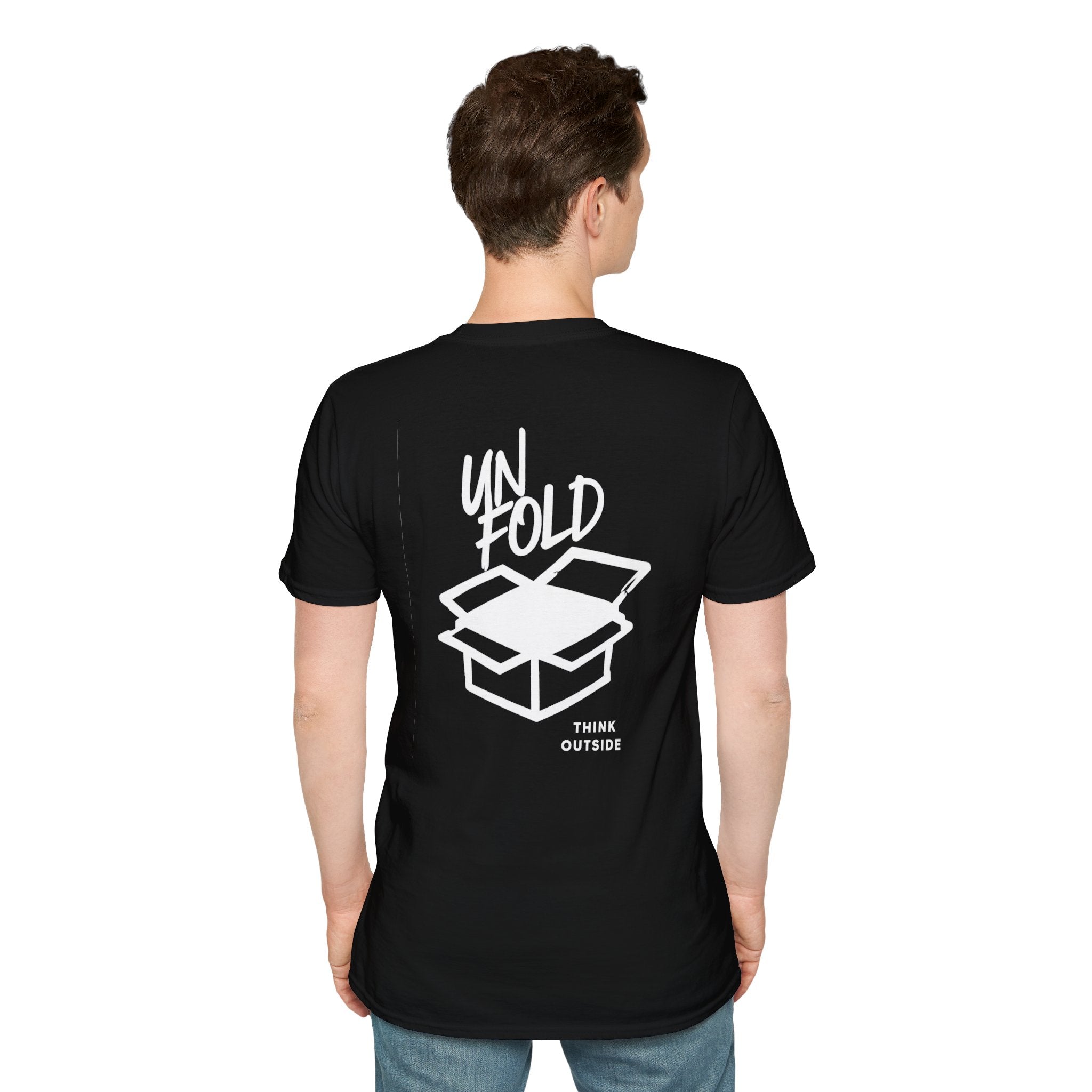 Think Outside the Box T-Shirt — Unfold the Box Graphic Tee