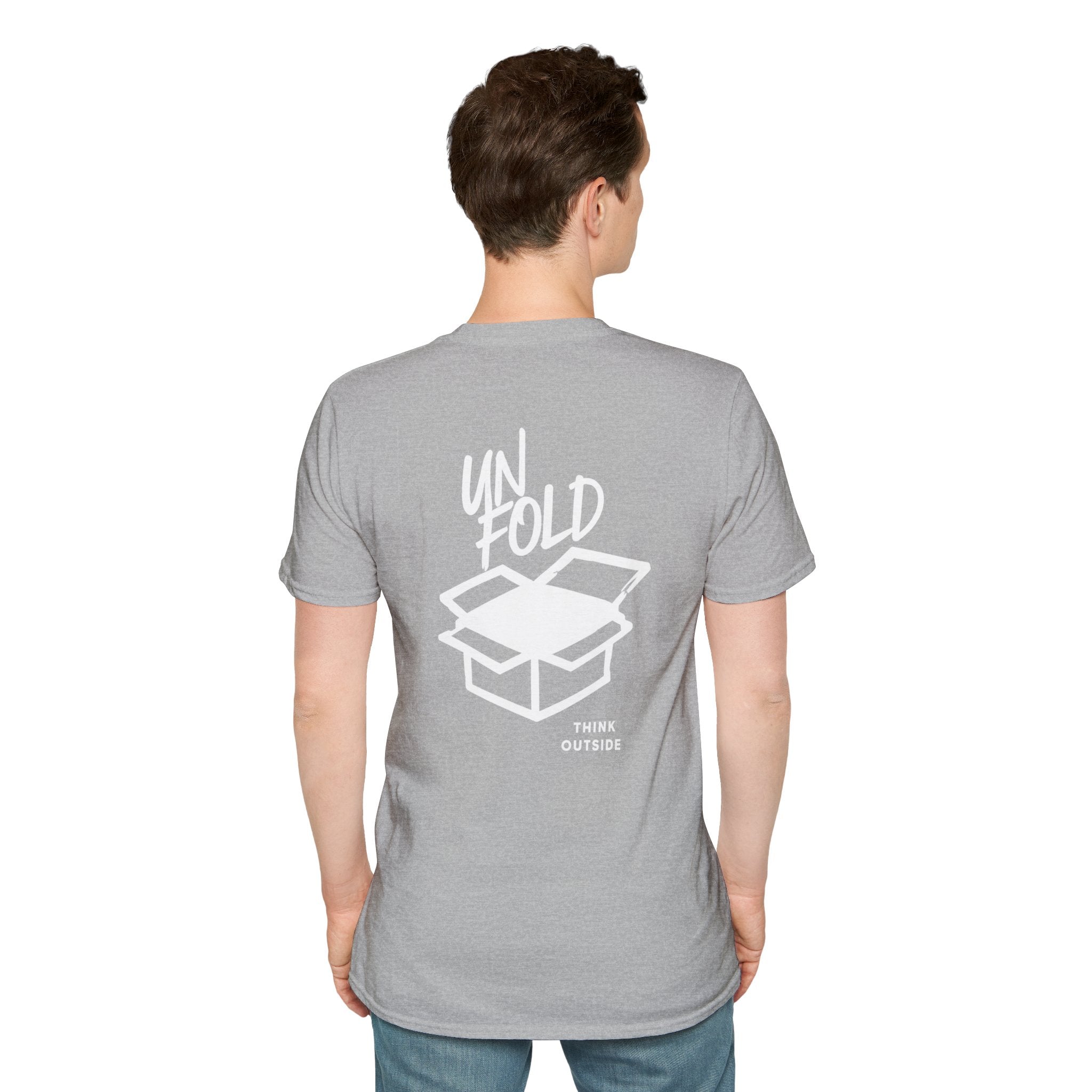 Think Outside the Box T-Shirt — Unfold the Box Graphic Tee