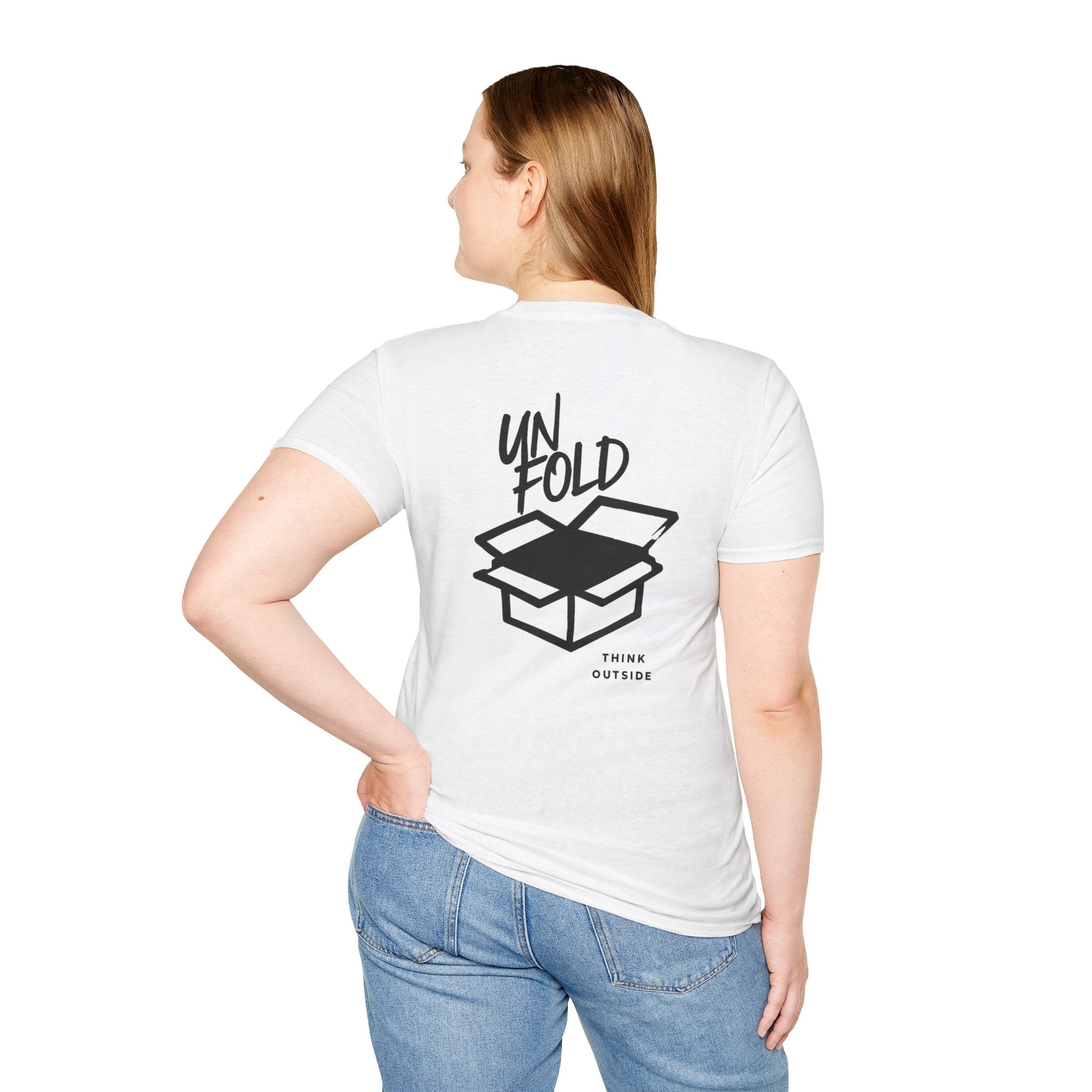 Think Outside the Box T-Shirt — Unfold the Box Graphic Tee