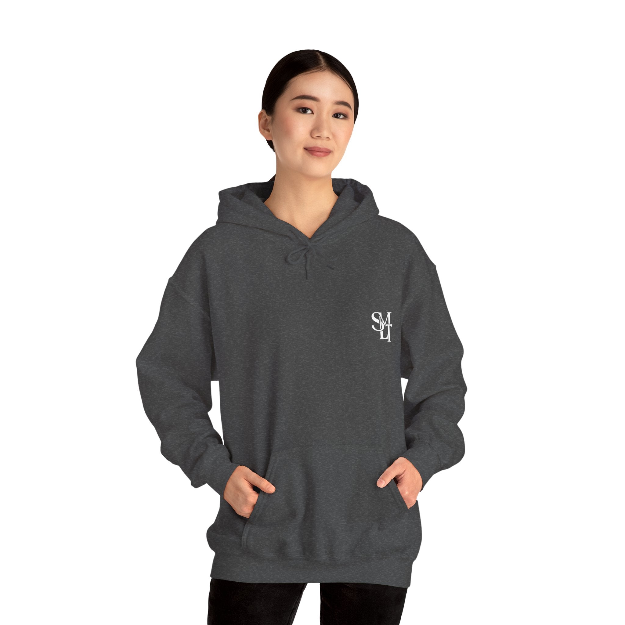 Hoodie — UNFOLD Box Graphic Pullover (Minimal Logo)