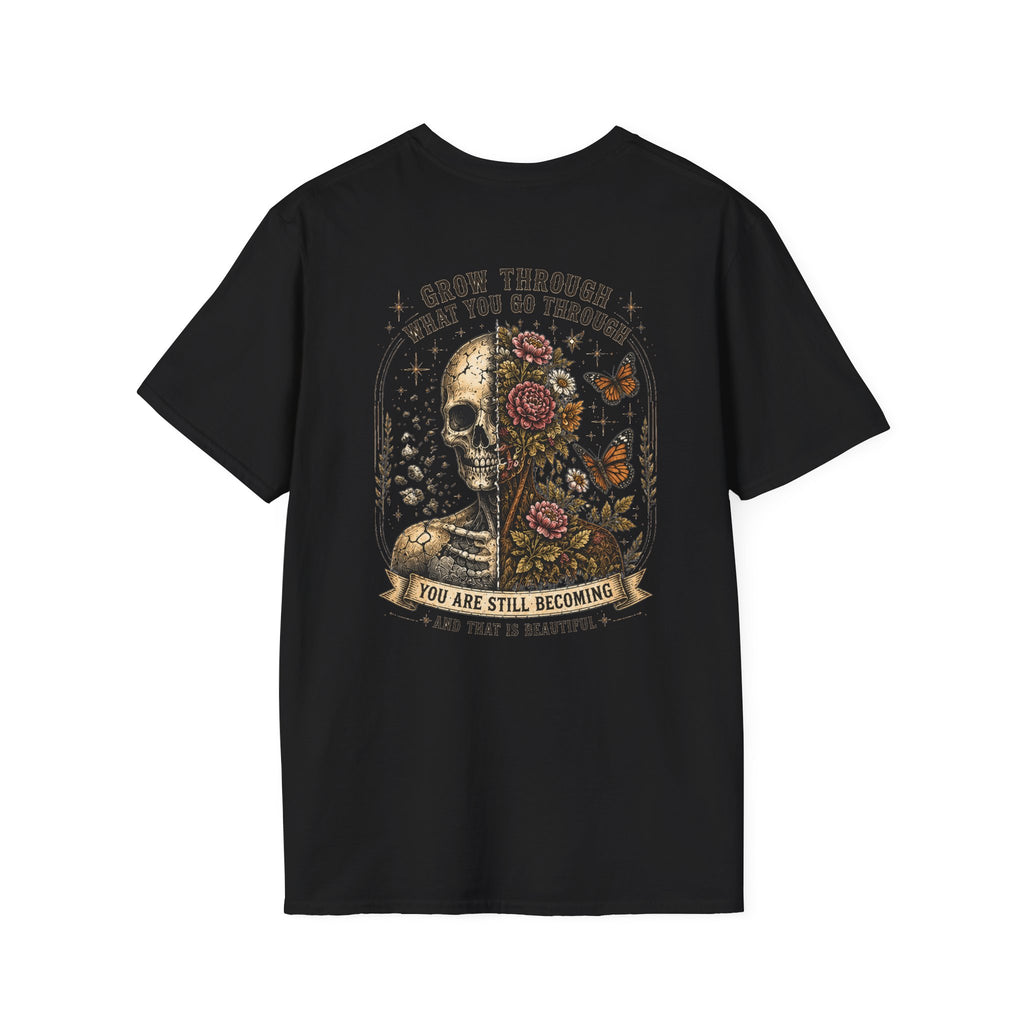 Skull Grow Through T-Shirt