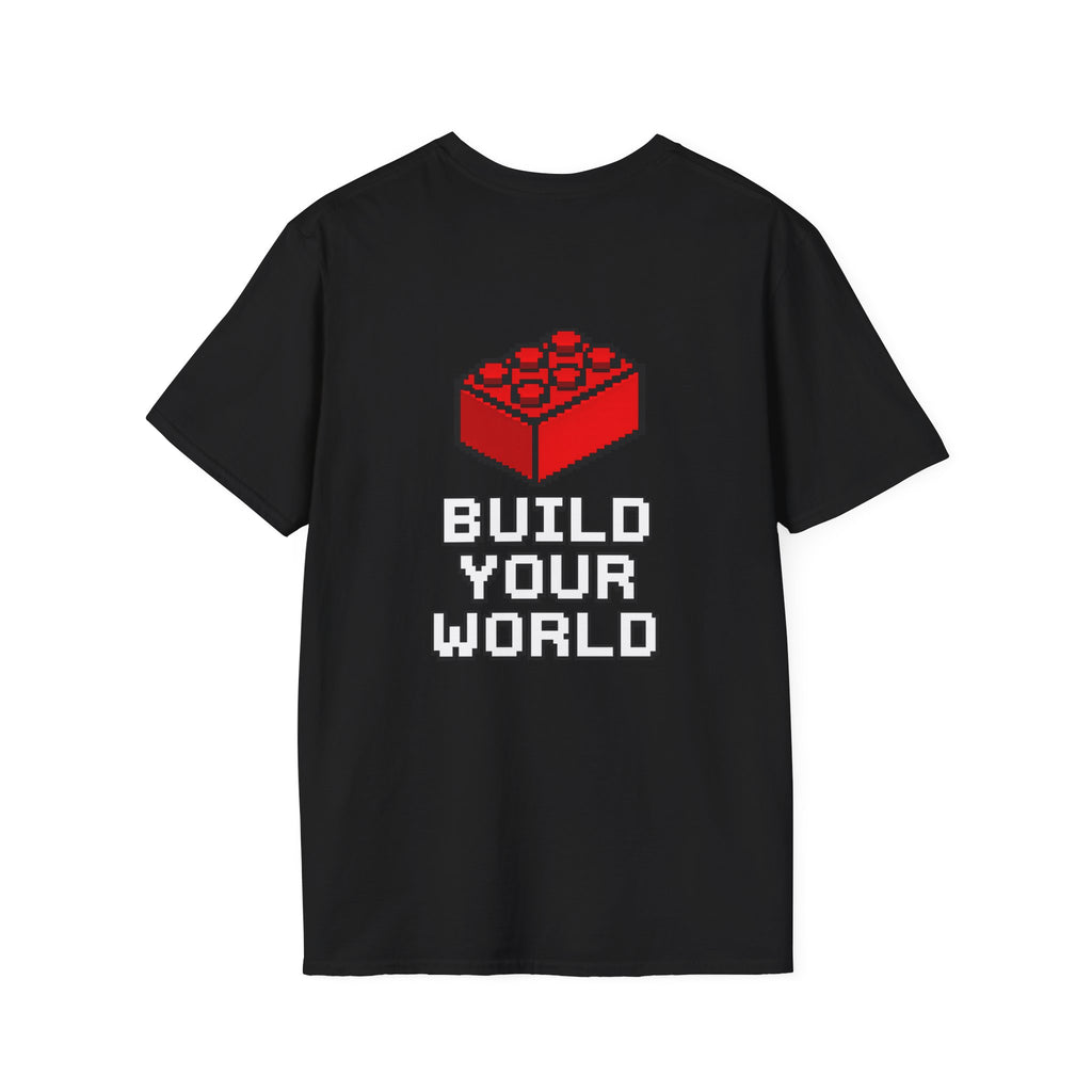 Build Mode T‑Shirt — Red Brick Graphic Tee for Builders & Lego Fans