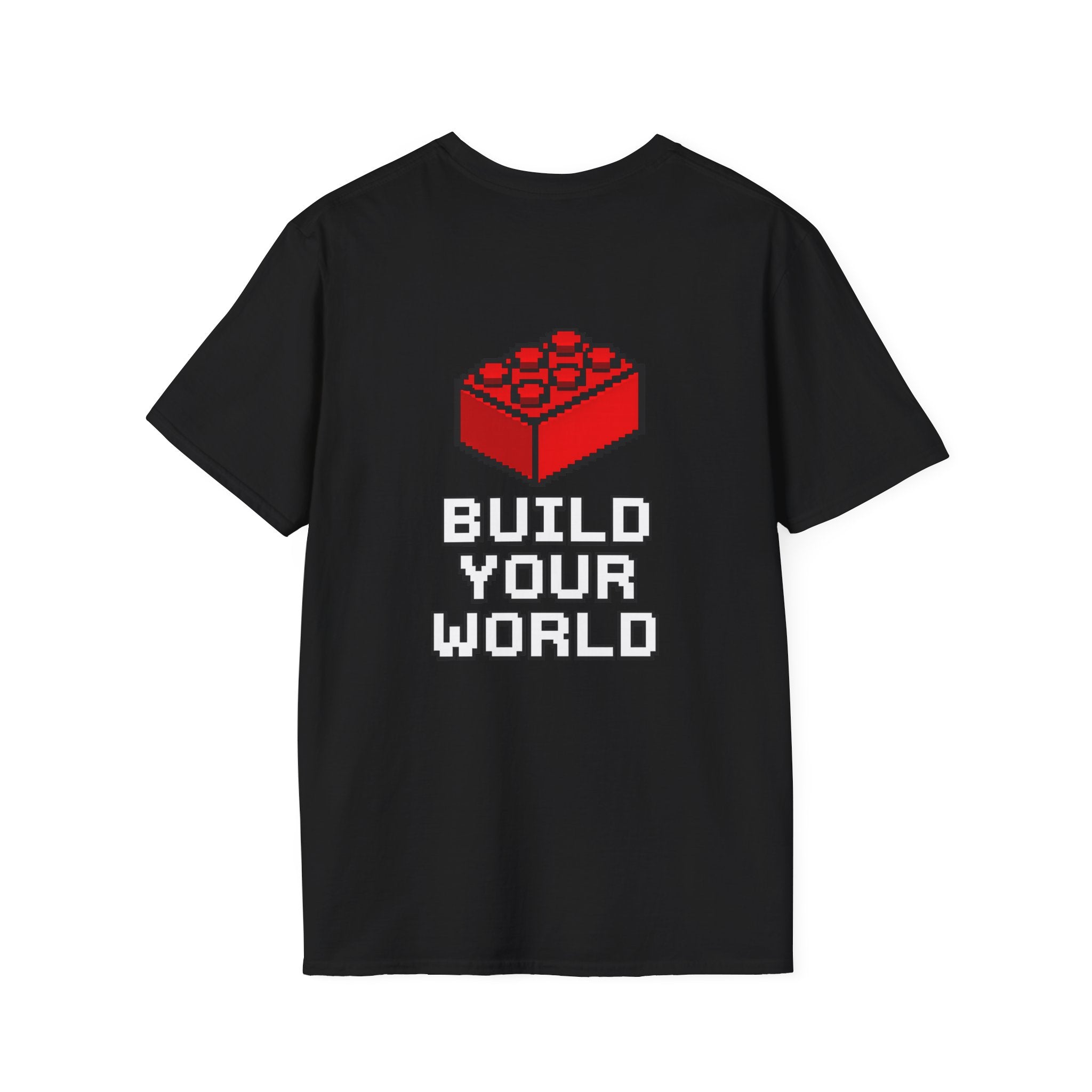 Build Mode T‑Shirt — Red Brick Graphic Tee for Builders & Lego Fans