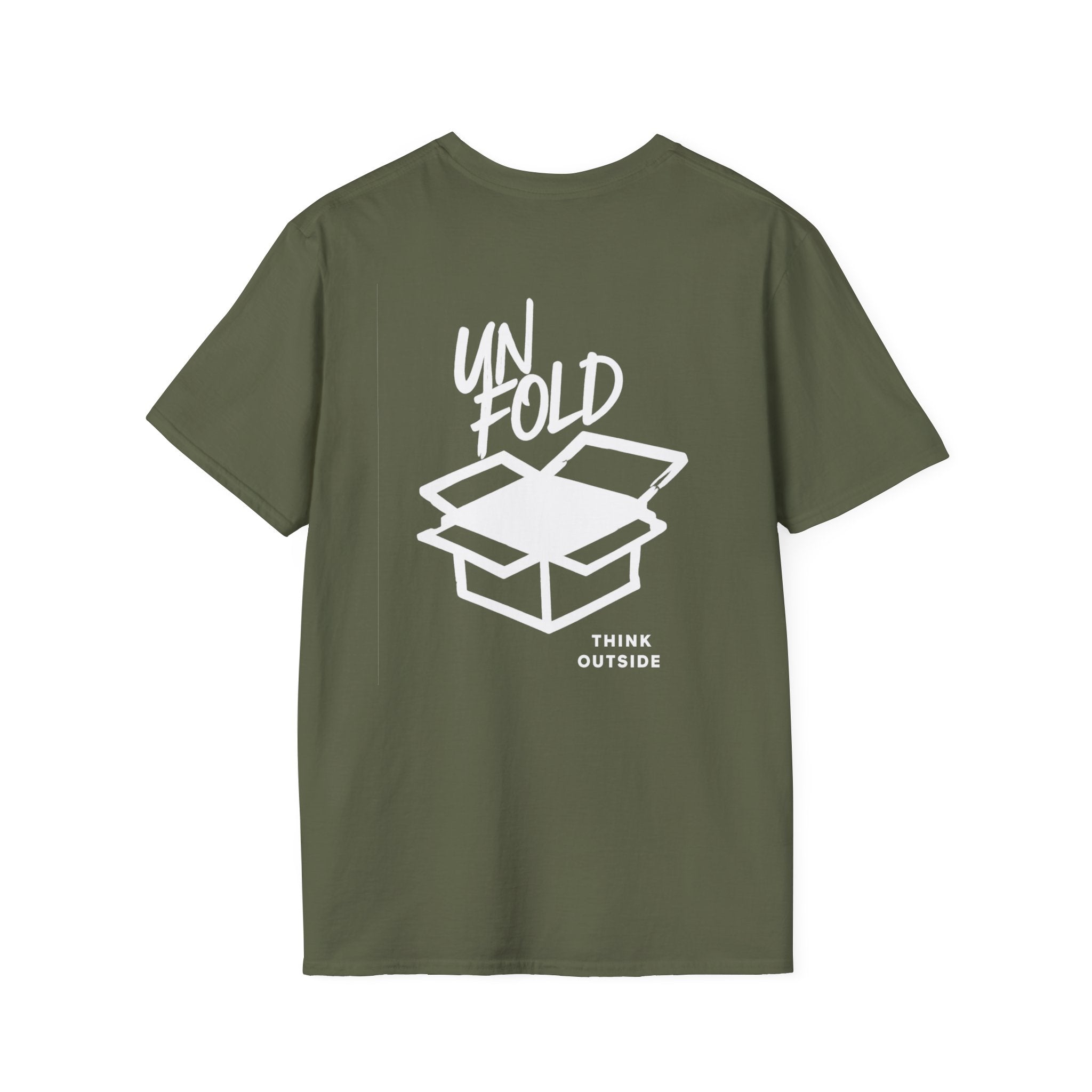 Think Outside the Box T-Shirt — Unfold the Box Graphic Tee
