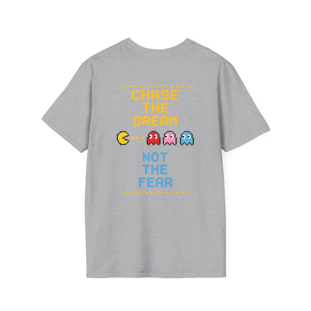 Pac-Man Maze Tee — Retro Arcade "RUN" Graphic T-Shirt