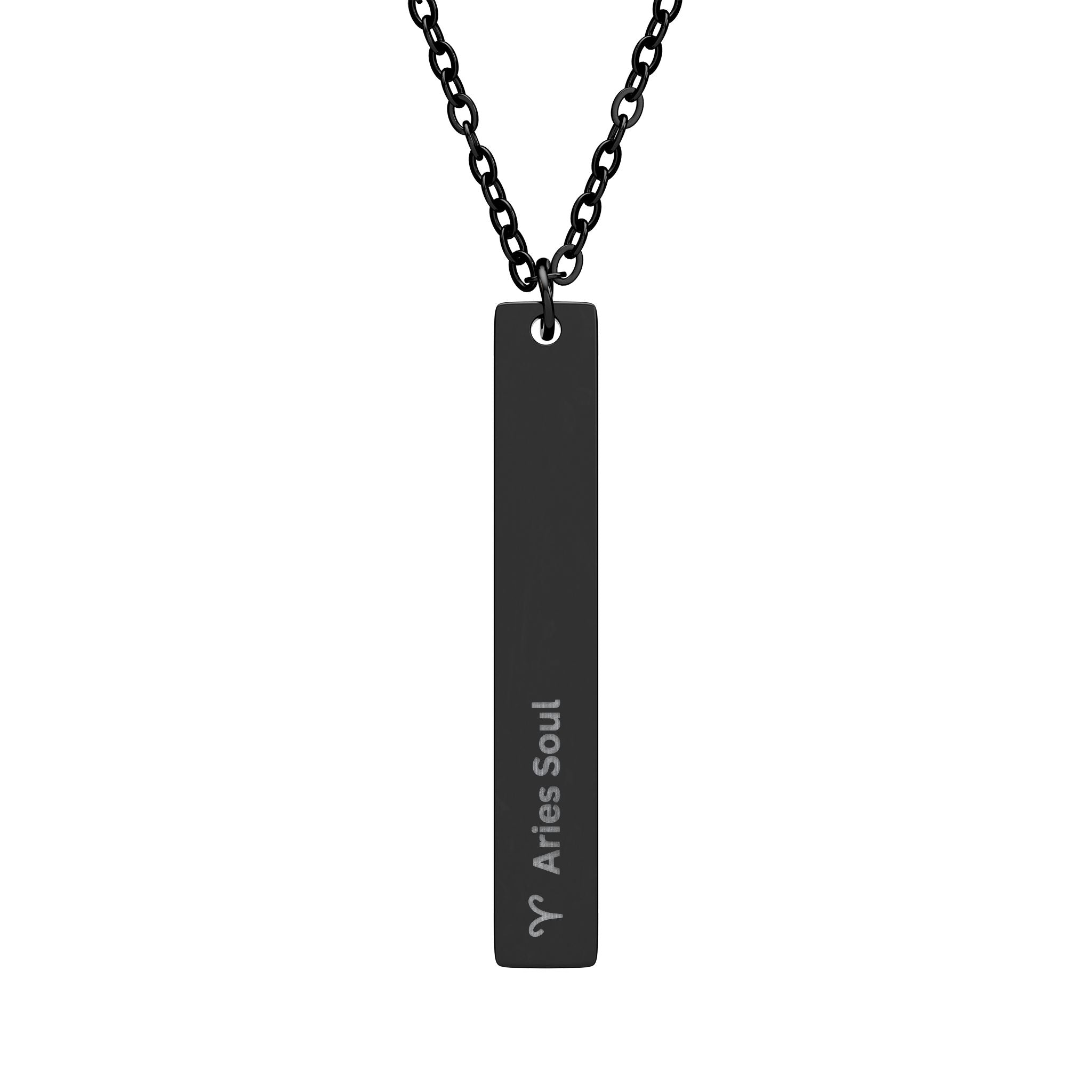 "Aries Soul" Vertical Bar Necklace