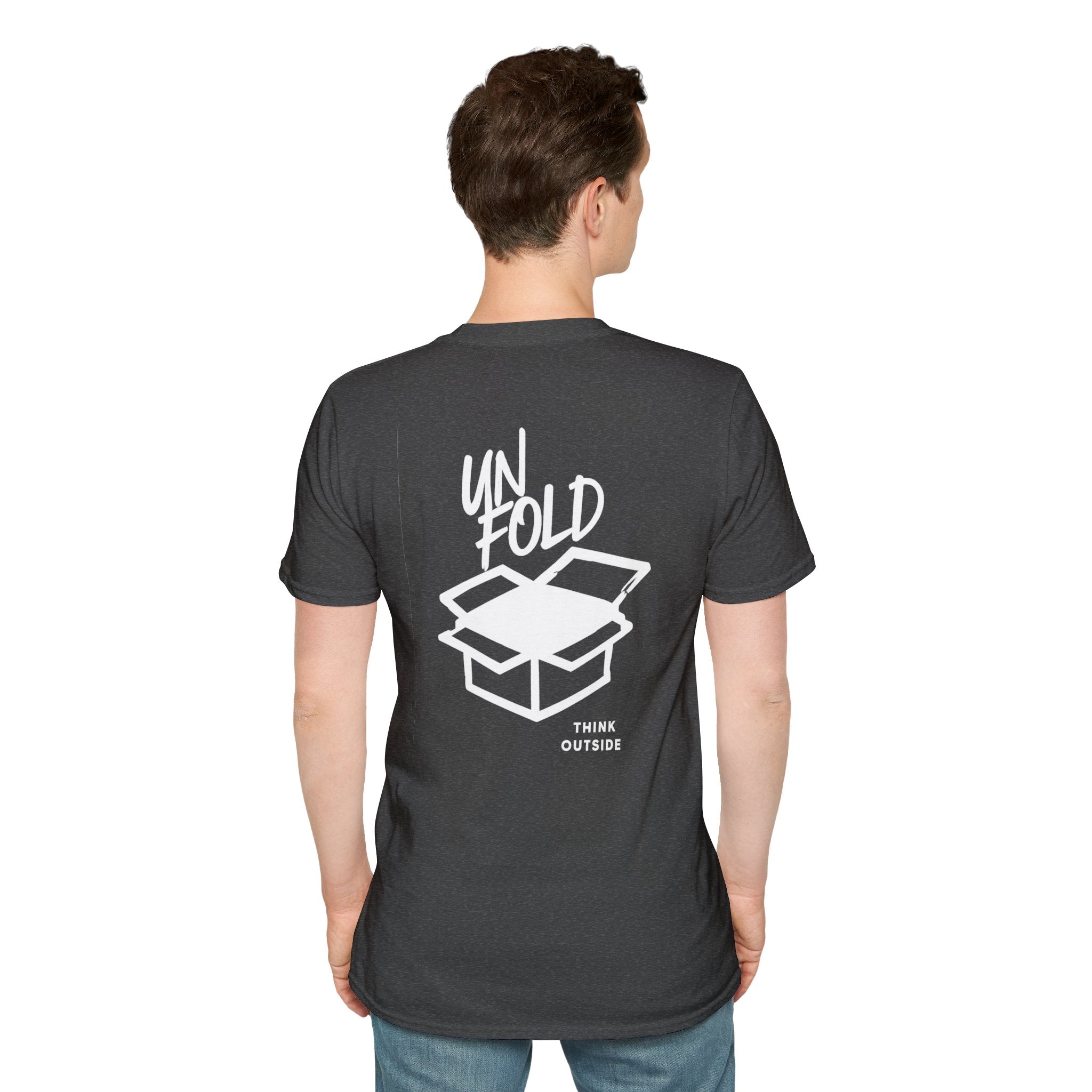 Think Outside the Box T-Shirt — Unfold the Box Graphic Tee