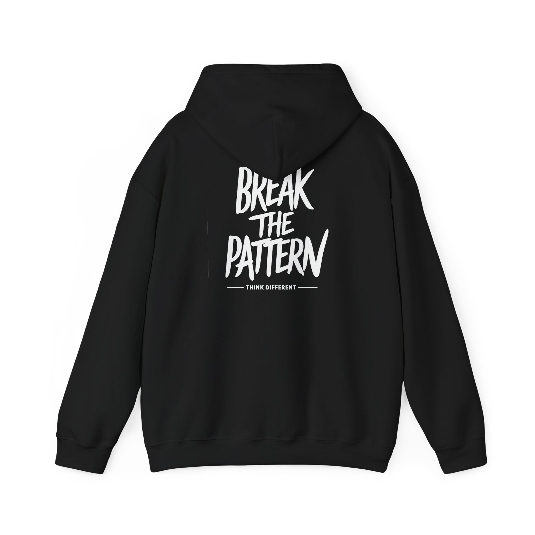Break the Pattern Hoodie — Motivational Graphic Pullover