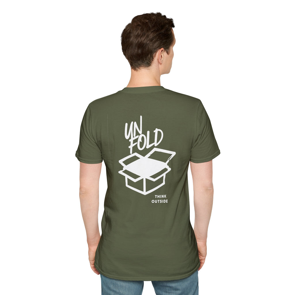 Think Outside the Box T-Shirt — Unfold the Box Graphic Tee
