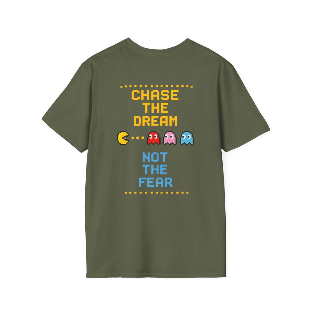 Pac-Man Maze Tee — Retro Arcade "RUN" Graphic T-Shirt