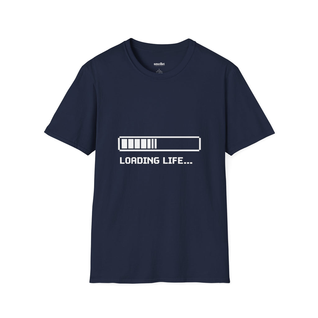 Loading Life T‑Shirt — Minimal Progress Bar Graphic Tee