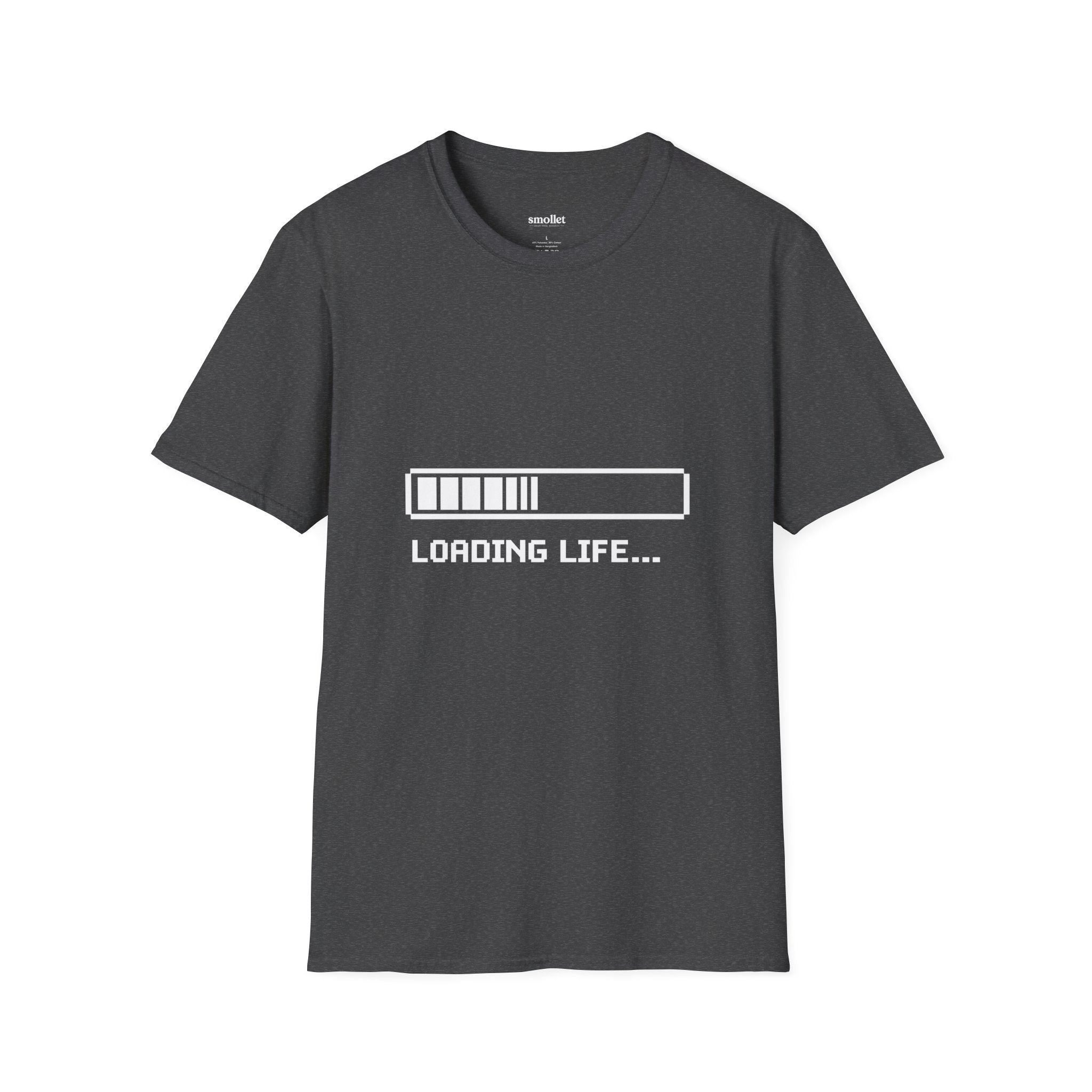 Loading Life T‑Shirt — Minimal Progress Bar Graphic Tee