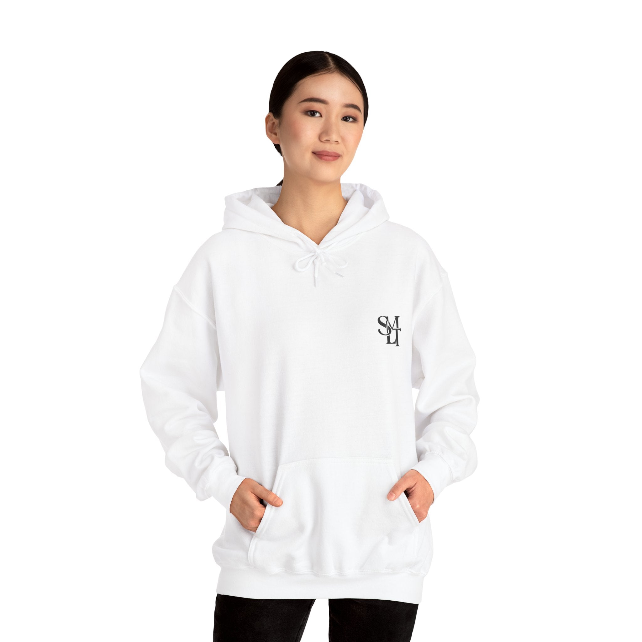 Hoodie — UNFOLD Box Graphic Pullover (Minimal Logo)